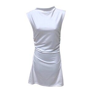 Women’s White Sleeveless Dress, S